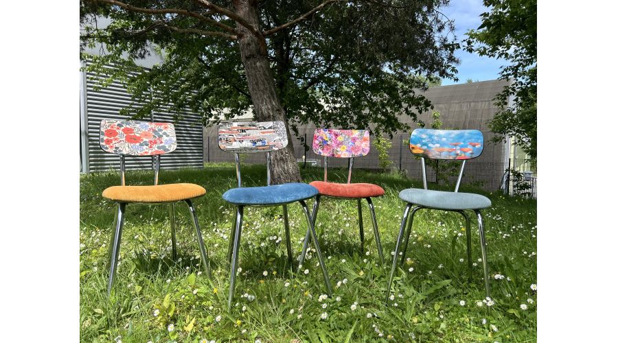 Relooking de chaises en formica