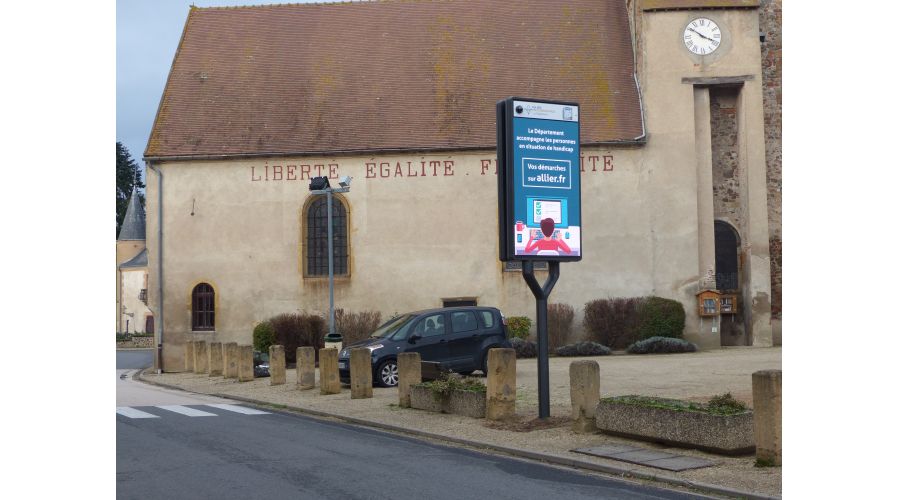 Conseil Départemental de l’Allier : le plus gros marché de l’histoire de l’affichage électronique